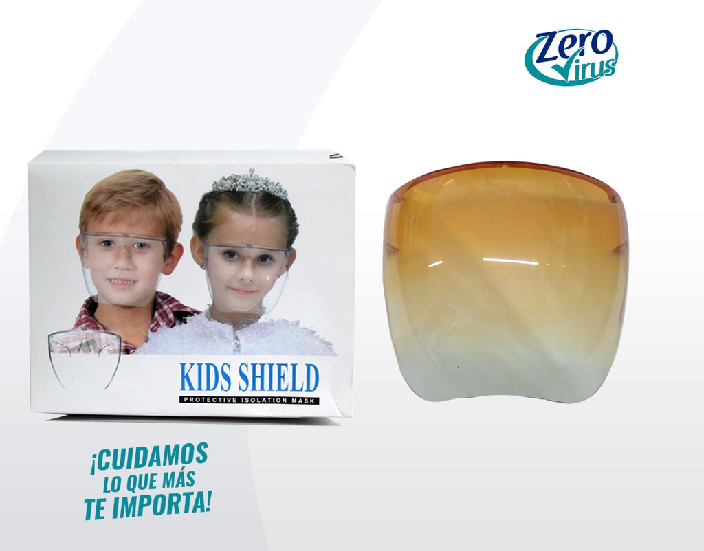 Careta de Policarbonato Infantil Naranja